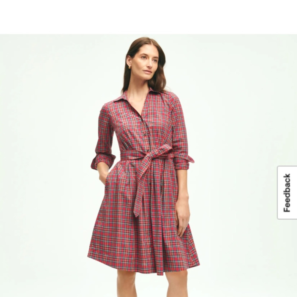 Brooks Brothers 100% Cotton Poplin Shirt Dress-BRAND NEW Size 6